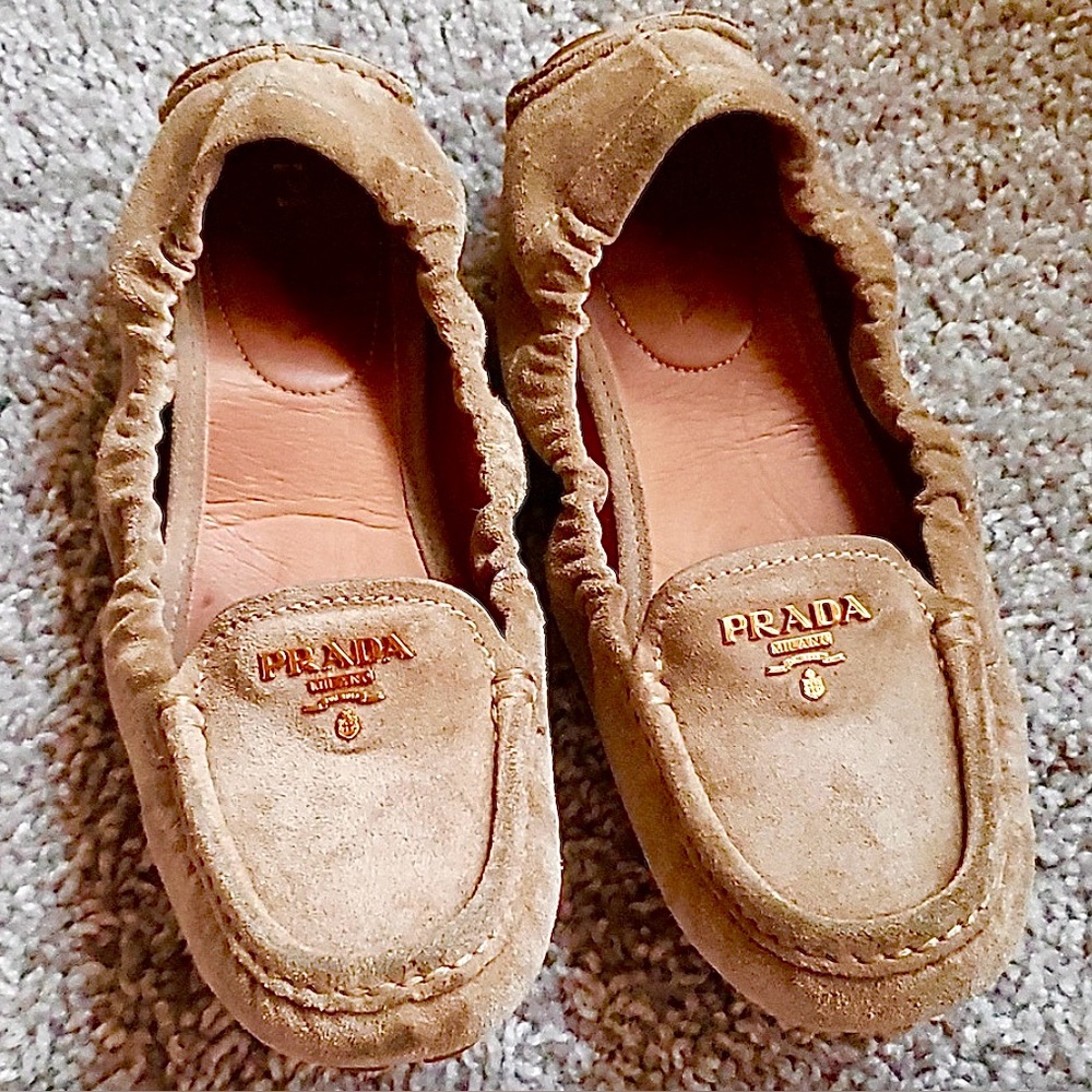 Prada Suede Flats/loafers